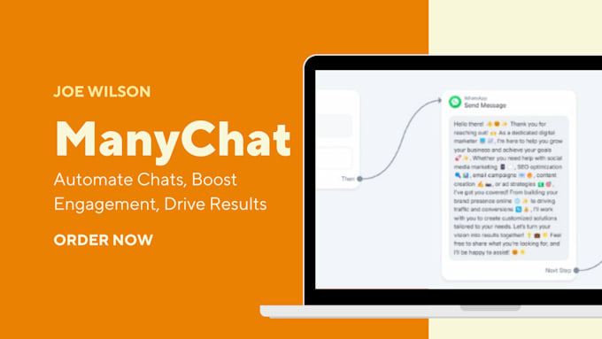 Gig Preview - Build expert ai chatbots for social media using manychat automation services