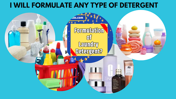 Gig Preview - Be your detergent formulations chemist for cleaning products