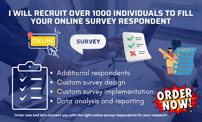 Gig Preview - Create online survey respondent via qualtrics typeform market research