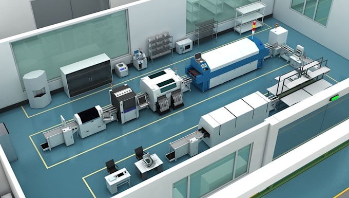 Gig Preview - Professional 3d modelling warehouse, factory, industrial buildings and facility