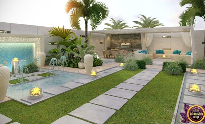 Gig Preview - Do your site plan, landscape design, garden 3d and backyard environment