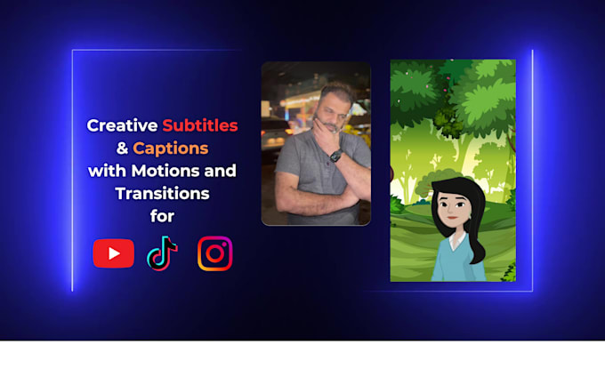 Gig Preview - Add animated subtitles, captions in tiktok, instagram, youtube reels