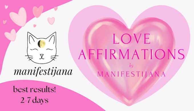 Gig Preview - Create personalized affirmations that will help you manifest your deepest desire