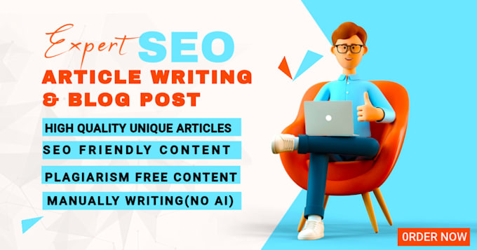 Bestseller - be your SEO article writer or blog content writer