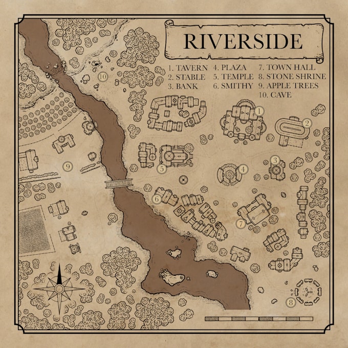 Gig Preview - Create dnd maps, 3 maps for 25 usd