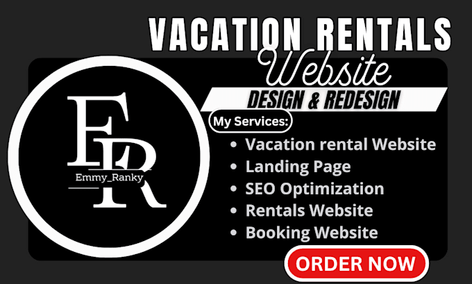 Gig Preview - Vacation rental website vacation rental vacation rental website