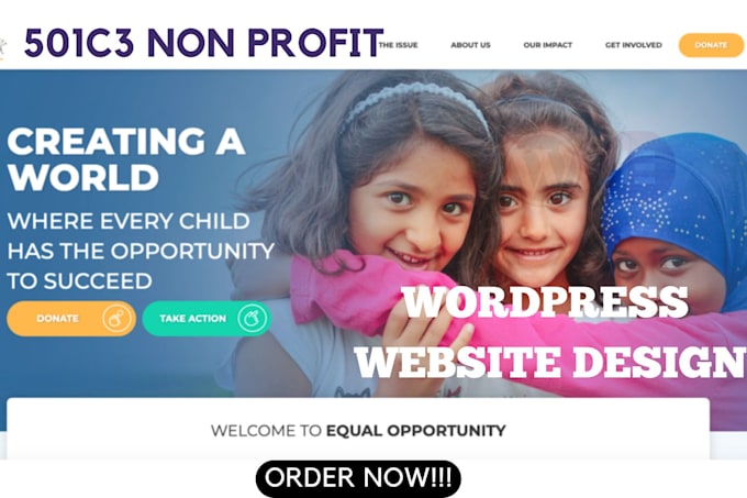 Bestseller - design nonprofit, charity, fundraising, donation, crowdfunding, or ngo website