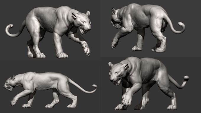 Bestseller - do 3d animal model, creatures, cute 3d, with realistic fur for 3d printing