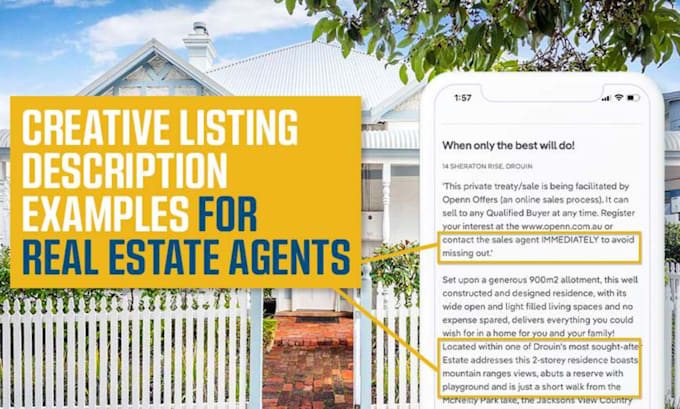 Gig Preview - Write real estate descriptions that sell