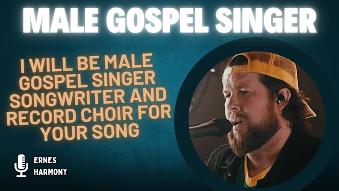 Bestseller - be male gospel choir singer songwriter and record choir for your song