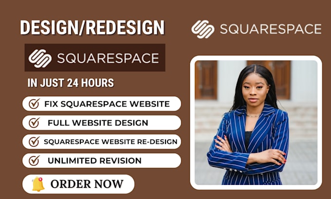 Gig Preview - Squarespace webite design edit squarespace website update squarespace website