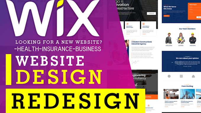 Gig Preview - Do wix website design, health insurance business, hospital healthcare website