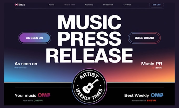 Bestseller - write and publish press release about your new song album on top sites