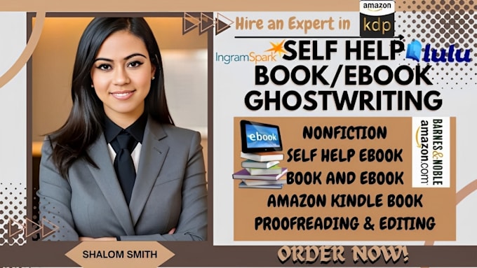 Gig Preview - Ghostwrite creative nonfiction ebooks for self help, amazon KDP ebook writing