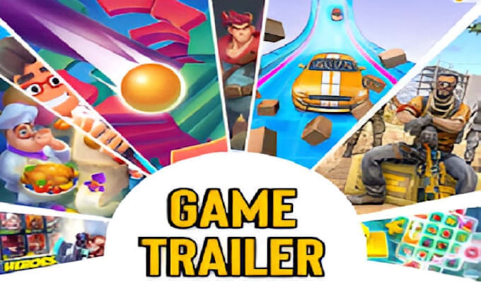 Gig Preview - Create a game trailer teaser and game promo videos