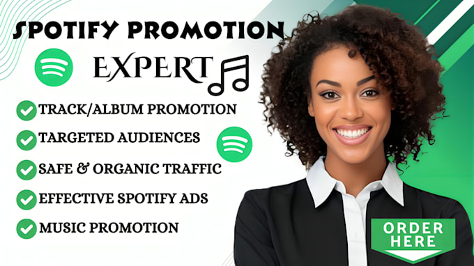 Gig Preview - Do spotify album promotion, music track promotion, email marketing campaign