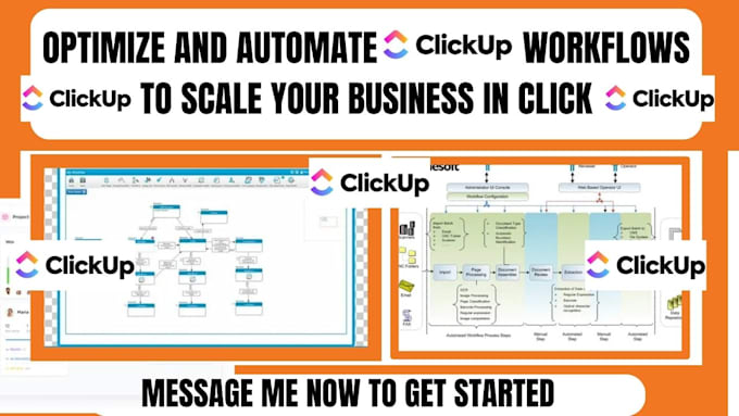 Gig Preview - Optimize and automate click up workflows to scale your business in click up