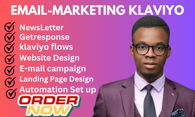 Gig Preview - Setup ecommerce email marketing flows in klaviyo