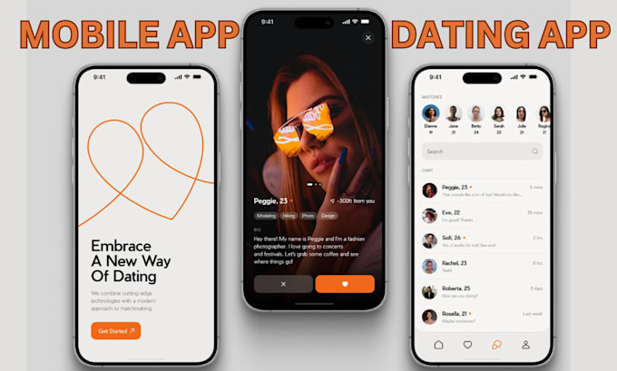 Gig Preview - Develop dating app tinder, bumble, hinge chat app video livestreaming mobile app