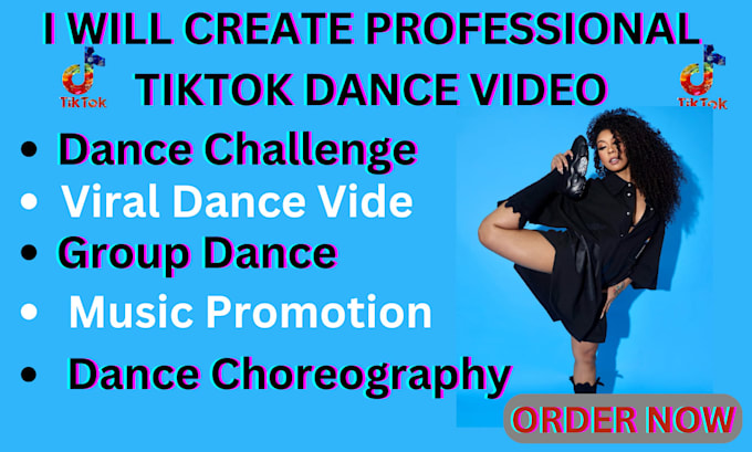 Gig Preview - Create fire tiktok dance video to promote your music