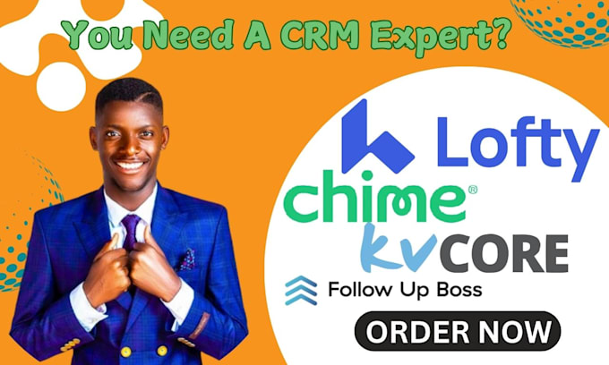 Bestseller - setup a crm real estate with zoho lofty kvcore follow up boss idx website