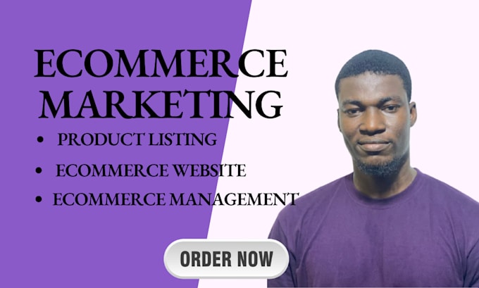 Gig Preview - Do ecommerce marketing ecommerce management ecommerce website