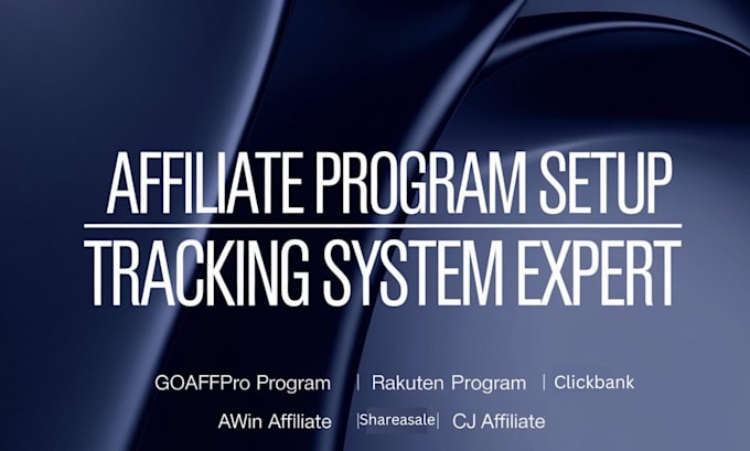 Gig Preview - Setup affiliate program for shopify store, shareasale, awin, goaffpro, rakuten