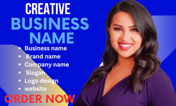 Gig Preview - Create 10 catchy business, brand, company name, trademark, website, logo design