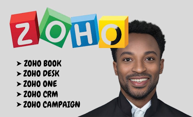 Gig Preview - Design zoho one books site form mail zoho creator campaigns