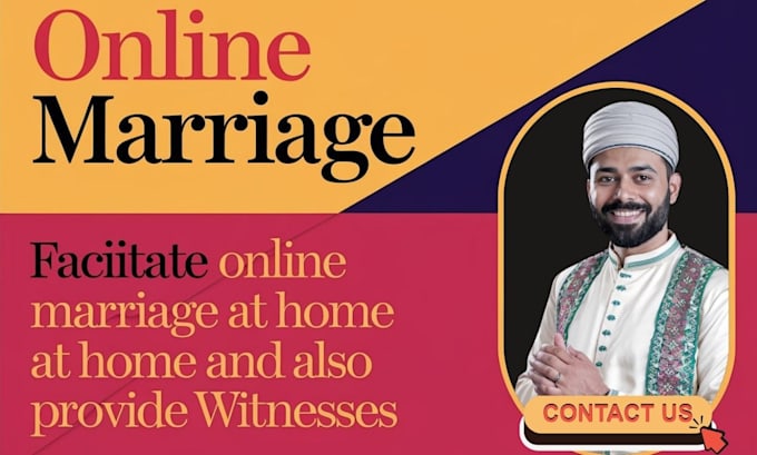 Bestseller - be your online nikah imam for your online wedding ceremony witness certificate