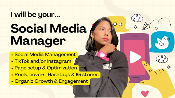 Gig Preview - Be your social media manager