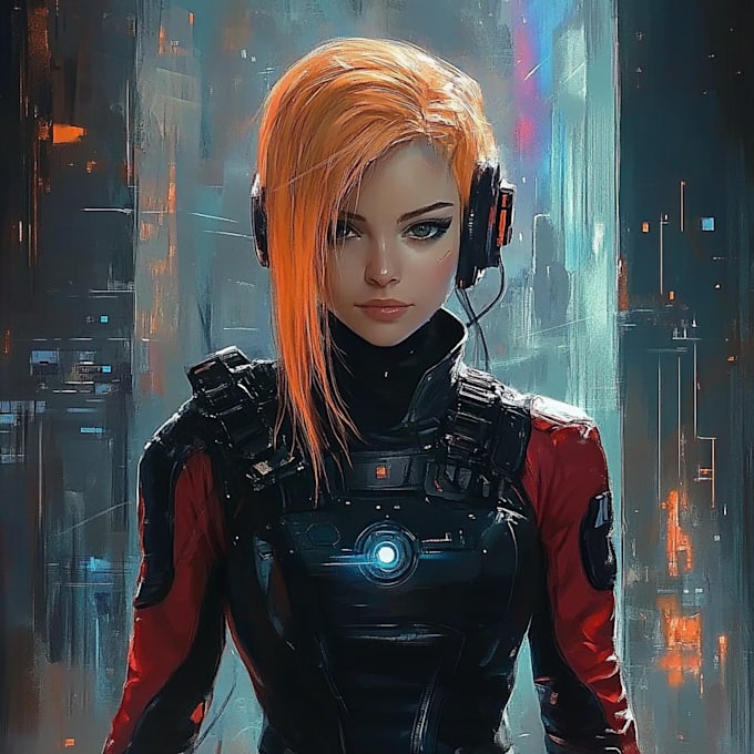 Bestseller - draw a sci fi character illustration or sci fi character art