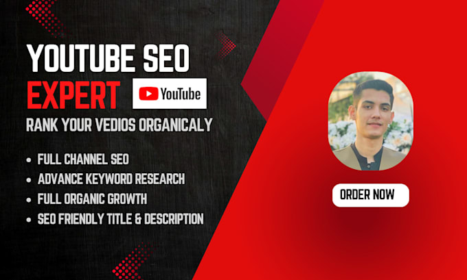 Gig Preview - Do best youtube SEO for channel and videos to rank easily