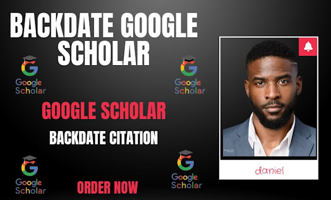 Gig Preview - Backdate and increase your google scholar citation using researchgate