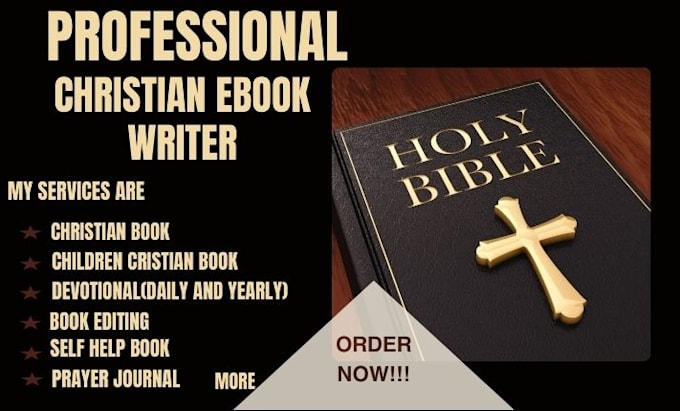 Bestseller - ghostwrite 30k christian ebook, christian book writer devotional, self help book