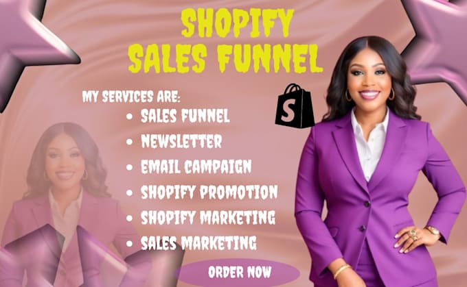 Gig Preview - Do ecommerce shopify marketing sales funnel and shopify promotion