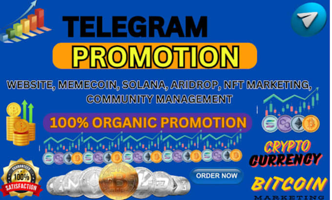 Gig Preview - Hit 80m mc, telegram promotion, telegram ads, bsc, eth to 900k token investors