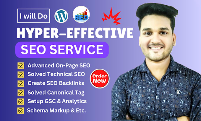 Gig Preview - Provide monthly wordpress SEO services for google ranking