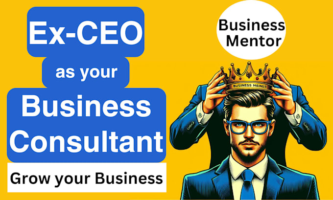 Gig Preview - Be your business consultant or coach or mentor