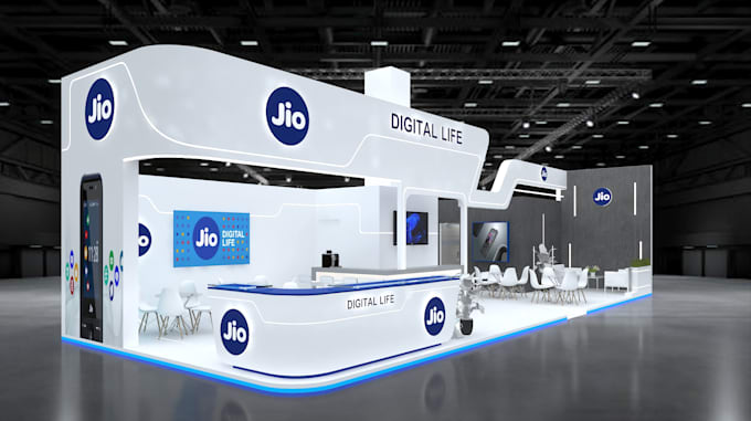 Gig Preview - Create 3d exhibition stall, stand, kiosk, booth