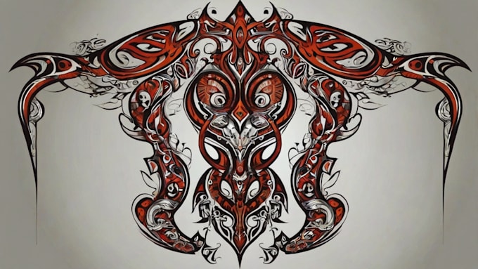 Bestseller - draw for you a custom tribal tattoo design