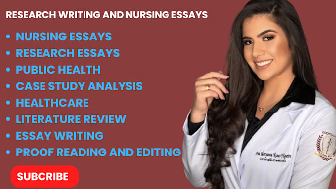 Gig Preview - Write nursing, healthcare, public health, medical, and informatics content