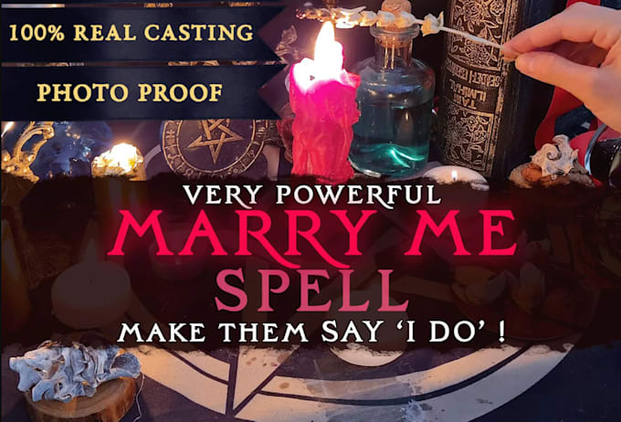 Gig Preview - Cast powerful marriage spell, marry me now, engagement wedding commitment spell