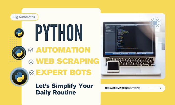 Bestseller - automate web tasks, scrape data, and build python bots using selenium