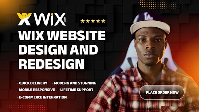 Gig Preview - Design and develop or redesign wix website or wix studio website