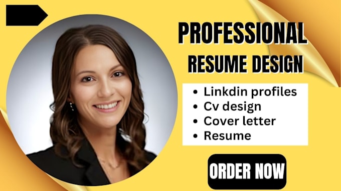 Gig Preview - Design professional resume writting cover letter resume design and linkdin