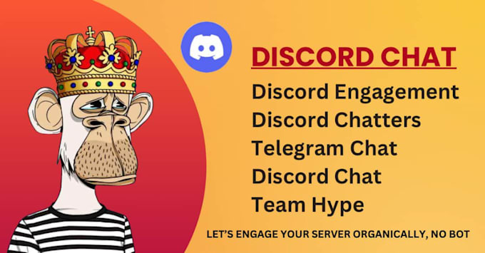 Gig Preview - Do discord chat in your server with my team