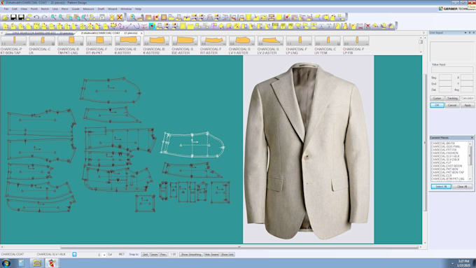 Gig Preview - Make all kind of clothing sewing pattern and cad grading