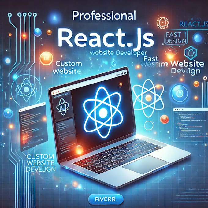 Gig Preview - Build react js landing page development fast delivery