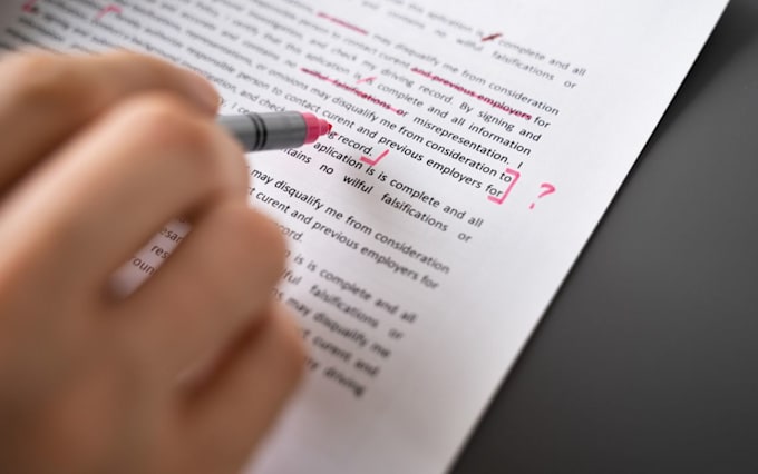 Gig Preview - Professionally proofread and edit your essays and documents